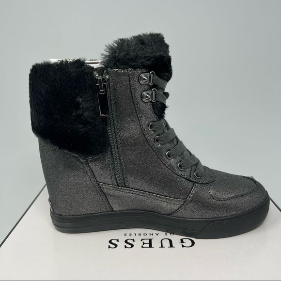 Guess Dustyn Wedge Sneakers - Picture 3 of 8